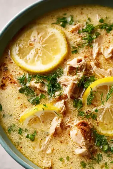Avgolemono (Greek Lemon Chicken Soup)
