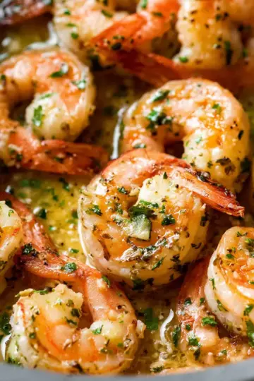 15-Minute Garlic Shrimp in Lemon Butter Sauce
