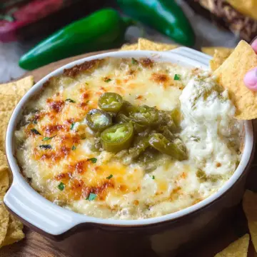 Hatch Green Chile Cheese Dip