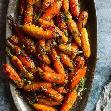 Maple Dijon Roasted Carrots
