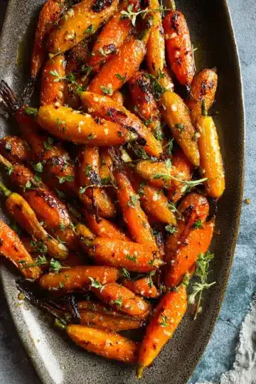 Maple Dijon Roasted Carrots