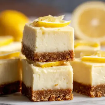 Easy Lemon Cheesecake Bars