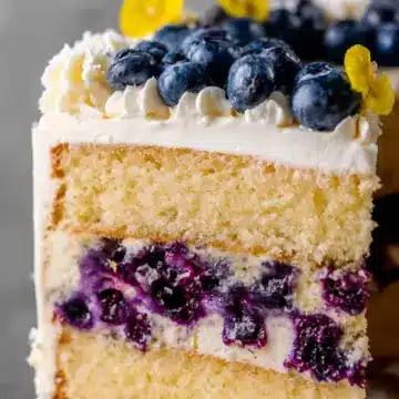 Lemon Blueberry Layer Cake