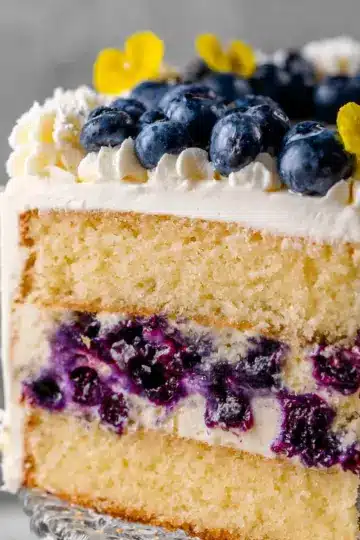 Lemon Blueberry Layer Cake