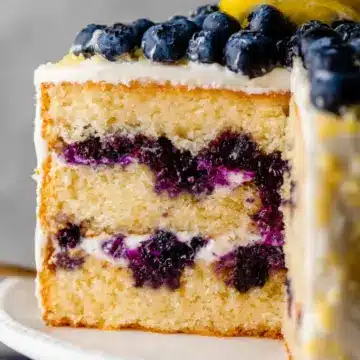 Lemon Blueberry Layer Cake
