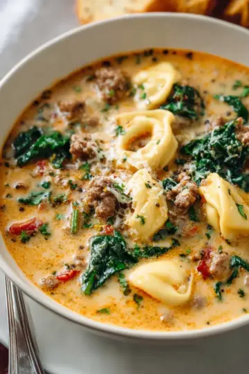Sausage Tortellini Soup