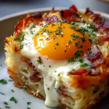 Baked Eggs Napoleon