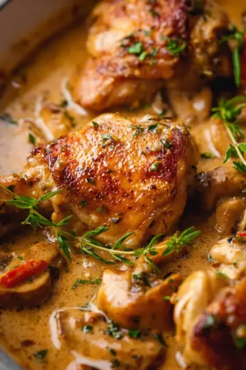 Chicken Fricassée