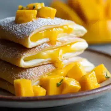Mango pancakes