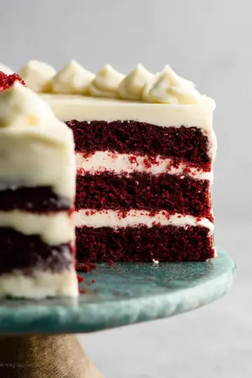 Red Velvet Cake with Cream Cheese Frosting