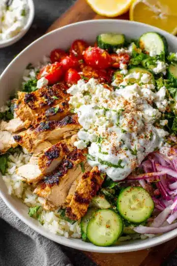 Greek Chicken Bowls