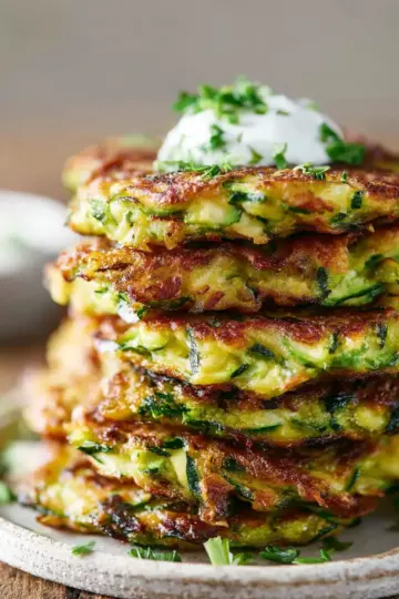 Crispy Zucchini Fritters
