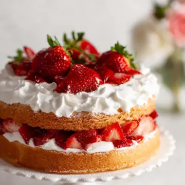 Strawberry Shortcake Cake
