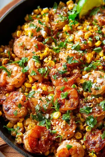 Shrimp Street Corn Skillet