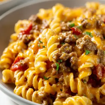 Cheeseburger Pasta