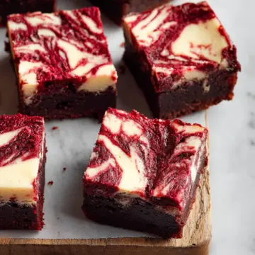 Red Velvet Cheesecake Brownies