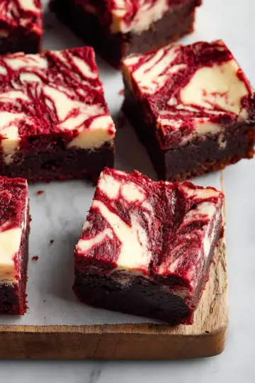 Red Velvet Cheesecake Brownies