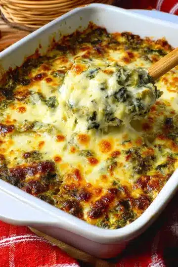 Creamy Spinach Artichoke Casserole
