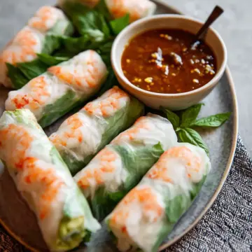 Fresh Vietnamese Spring Rolls