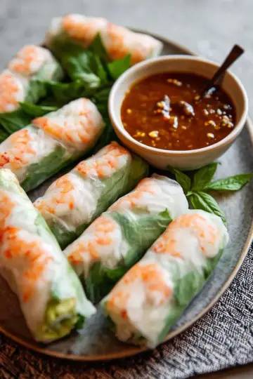 Fresh Vietnamese Spring Rolls