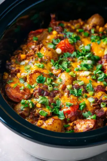 Crockpot Cowboy Casserole