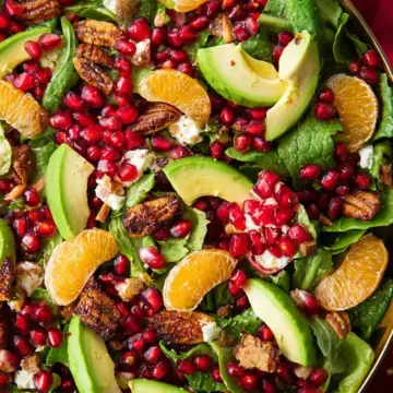 Best Christmas Salad with Pomegranate