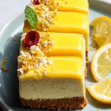 Easy Vegan Lemon Cheesecake