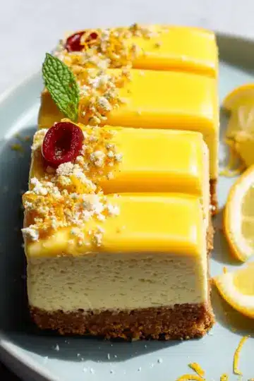 Easy Vegan Lemon Cheesecake