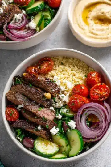 Mediterranean Steak Bowls