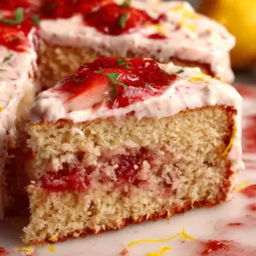 Strawberry Lemon Cake