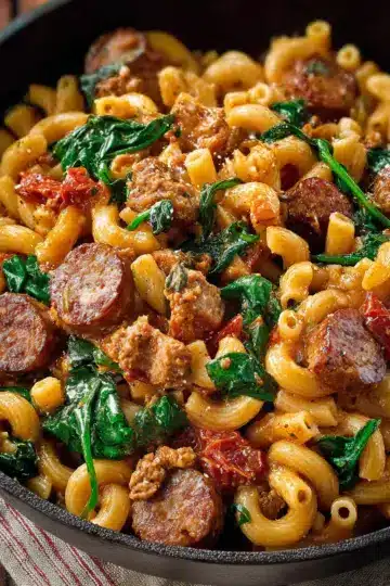 Tuscan Sausage Pasta