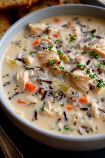 Creamy Chicken and Wild Rice Soup
