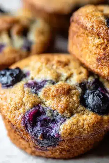 Almond Flour Blueberry Muffins