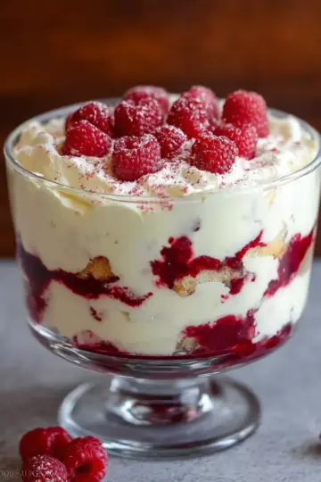 White Chocolate Raspberry Trifle