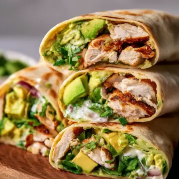 Chicken Avocado Wraps