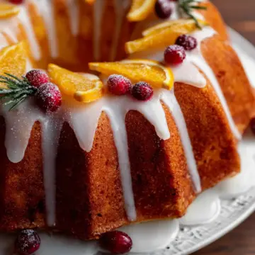 Cranberry Orange Bundt Cake