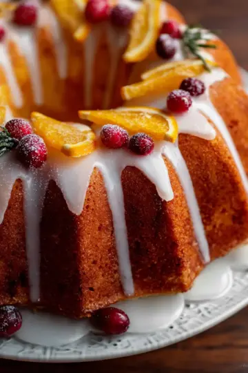 Cranberry Orange Bundt Cake