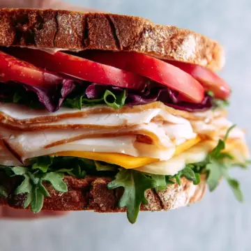 turkey apple cheddar sandwich