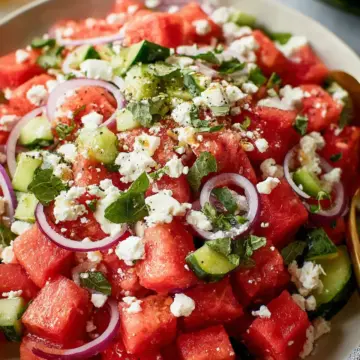 Watermelon Salad with Feta