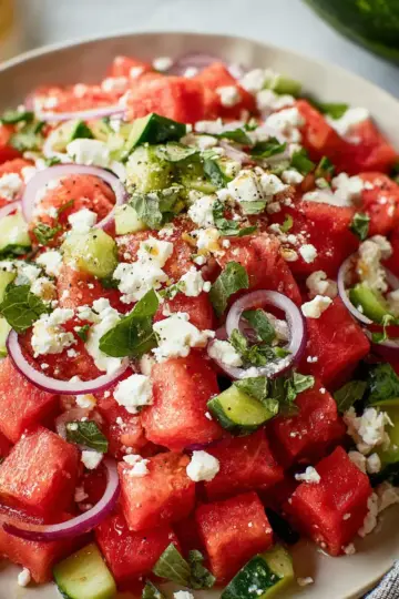 Watermelon Salad with Feta