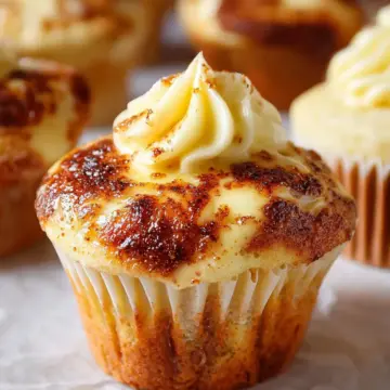 Crème Brûlée Cupcakes