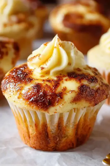 Crème Brûlée Cupcakes