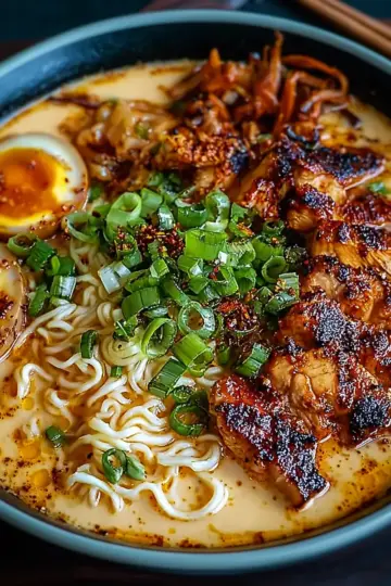 Fiery Chicken Ramen A Simple Spicy Creamy Recipe