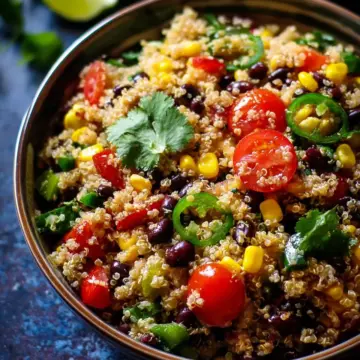 Mexican Quinoa Salad with Honey Lime Vinaigrette