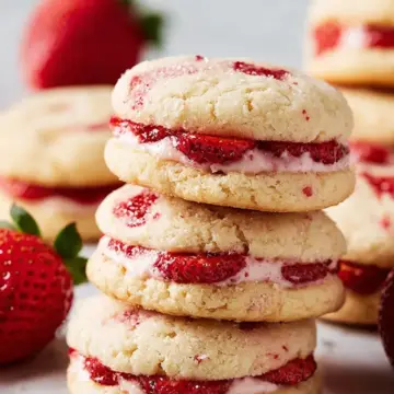 Strawberry Shortcake Cookies