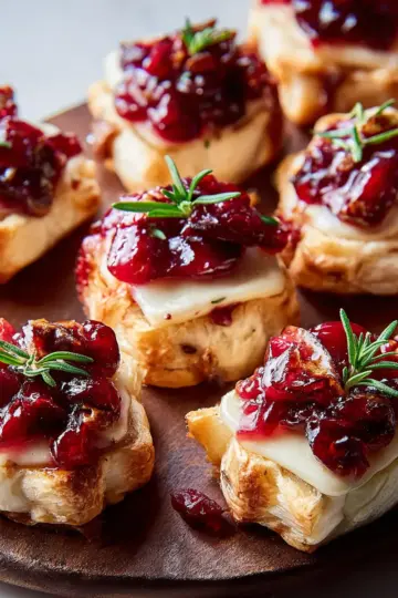 Cranberry Brie Bites