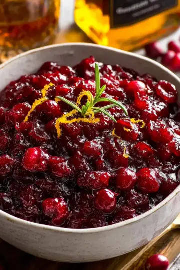 Bourbon Cranberry Sauce