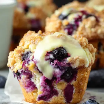 Blueberry Cream Cheese Muffins