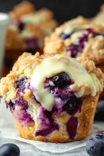 Blueberry Cream Cheese Muffins
