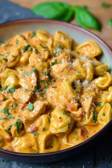 CrockPot Chicken Tortellini